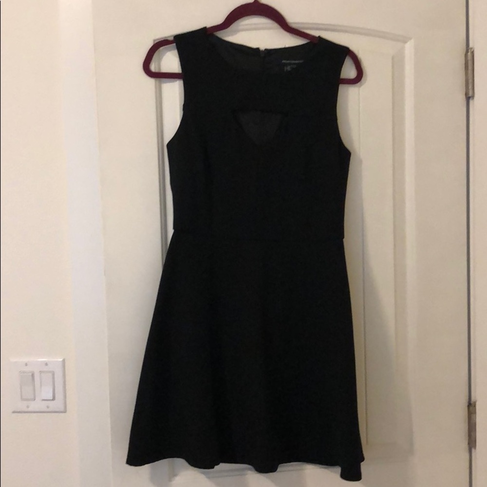 French Connection Black Dress with Cutout